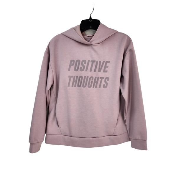 Zara Kid's Text Printed Hooded Sweatshirt - 13-14 - Picture 2 of 6